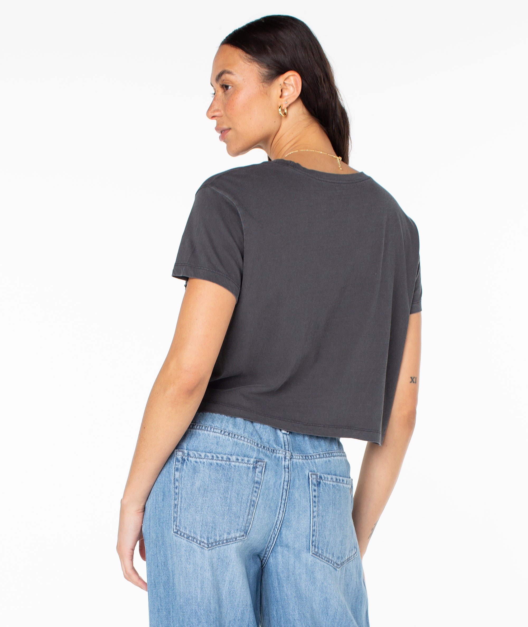 Saturn Classic Cropped Boxy Tee - Image 3