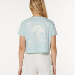Sunset Dreams Cropped Boxy Tee