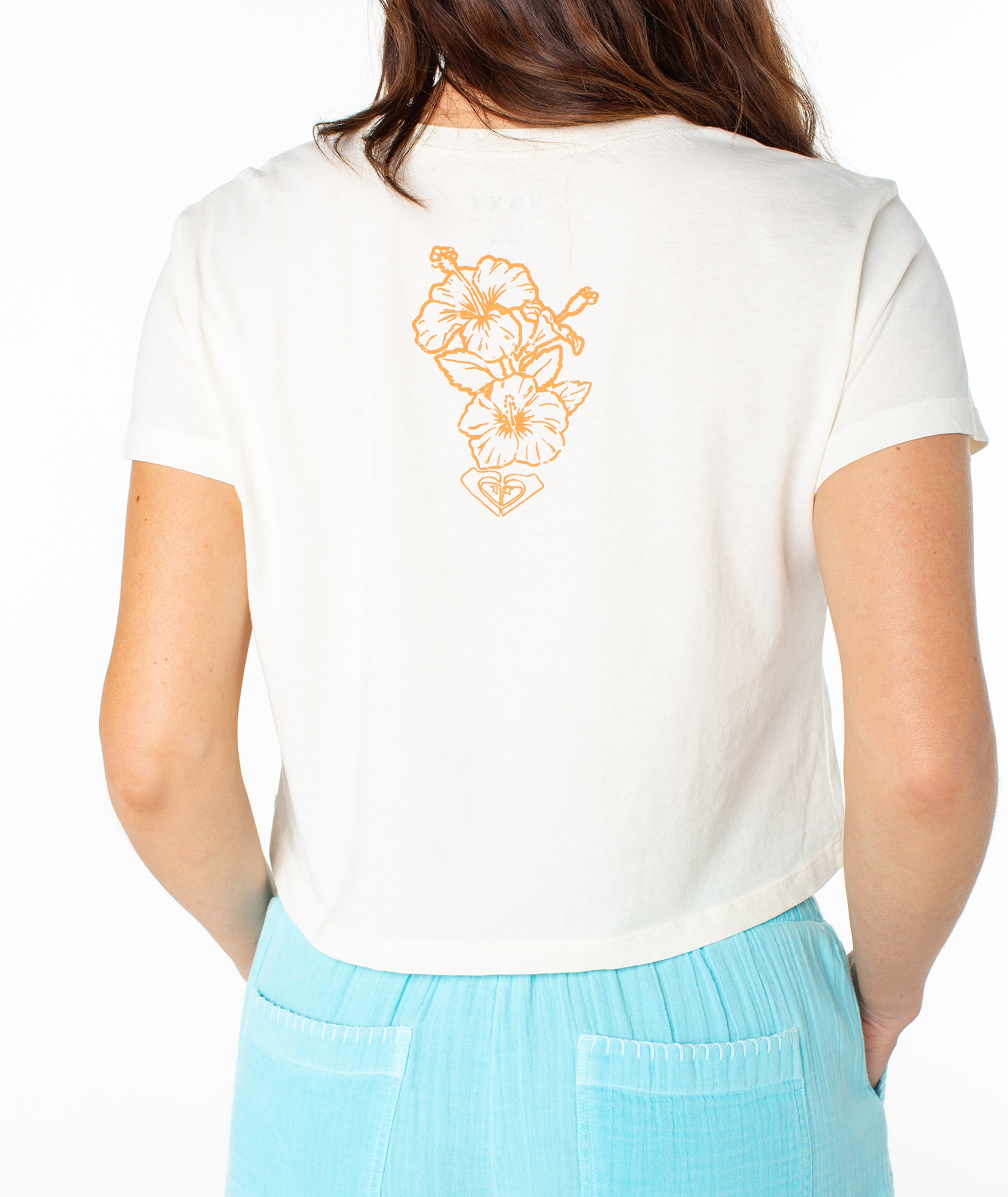 Beach Collage Cropped Boxy Tee - Image 5